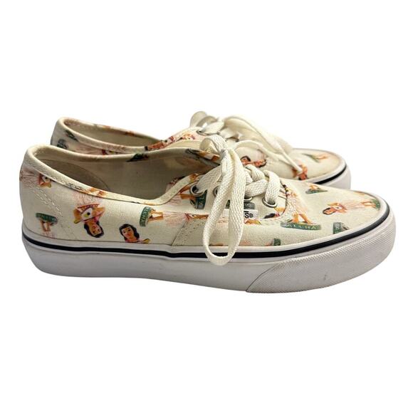 Vans Authentic Men's 4 Shoes Digi Hula Girls Tiki Hawaiian Canvas Skate Sneakers - Picture 3 of 6
